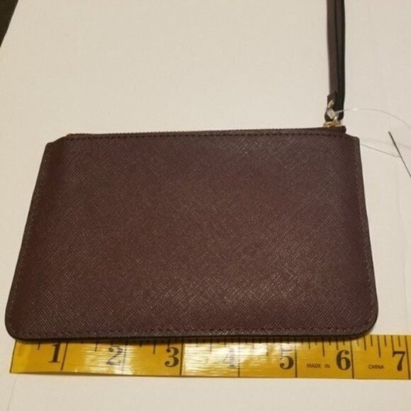 Kate Spade Wristlet Mikas Pond Bee Mulled Wine Wallet - Picture 5 of 5